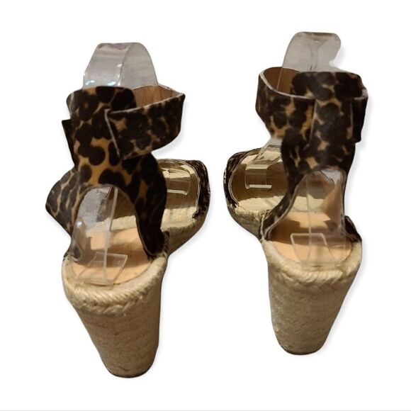 J. Crew Animal Print Espadrille Size 8 - Picture 6 of 9